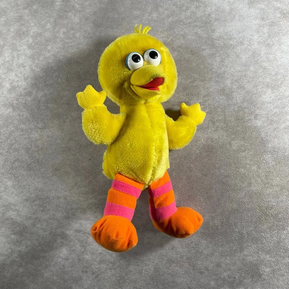 1996 VTG Tyco Sesame Street Tickle Me Big Bird Plush Toy